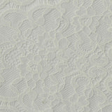 White Floral Lace, Nylon-Spandex