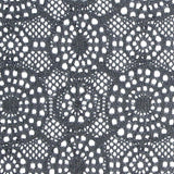 Nylon Stretch Lace Fabric, 132 gsm, 128 cm — Grey — texture