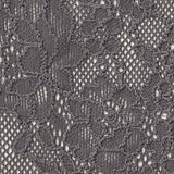 Grey Floral Lace, Nylon-Spandex — texture