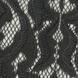 Black Openwork Lace, Nylon-Cotton — texture
