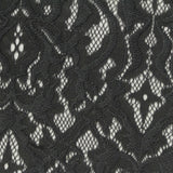Black Openwork Lace, Nylon-Cotton