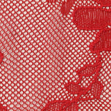Red Floral Lace, Nylon-Spandex — texture