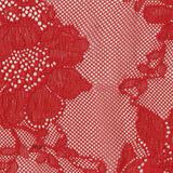 Red Floral Lace, Nylon-Spandex