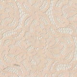 Peach Floral Lace, Cotton