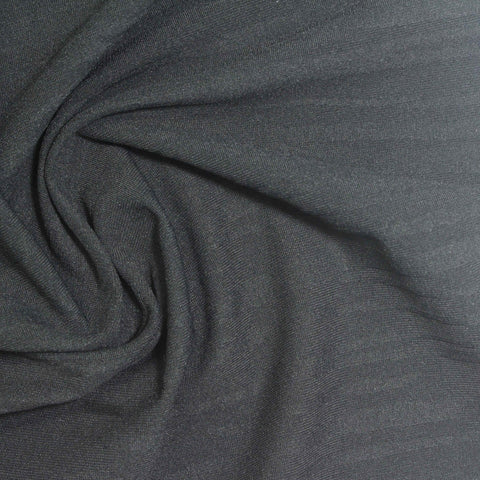 Jacquard Nylon Stretch Knit Fabric, 195 gsm, 160 cm — Grey