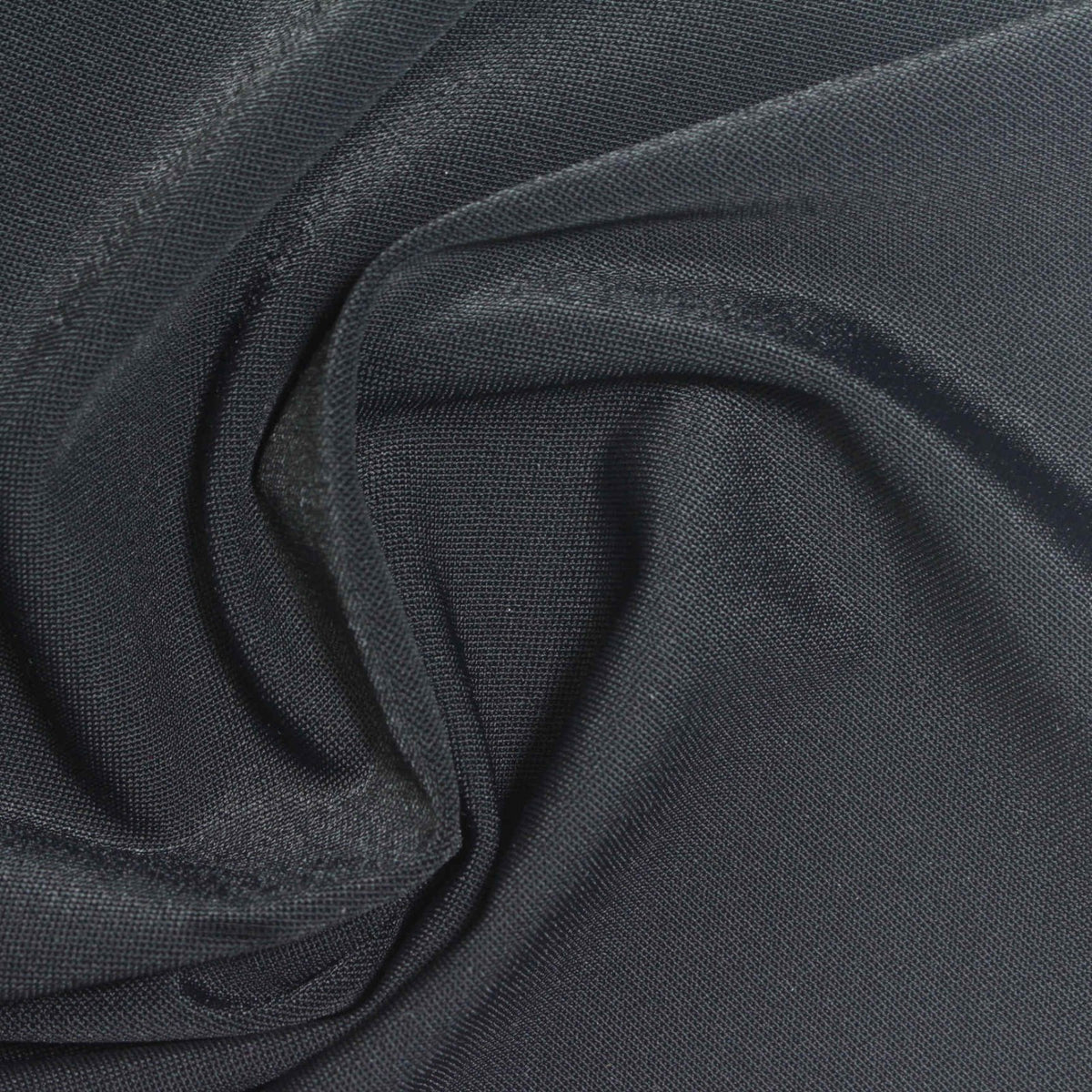 Nylon Stretch Piqué Knit Fabric, 173 gsm, 175 cm — Grey