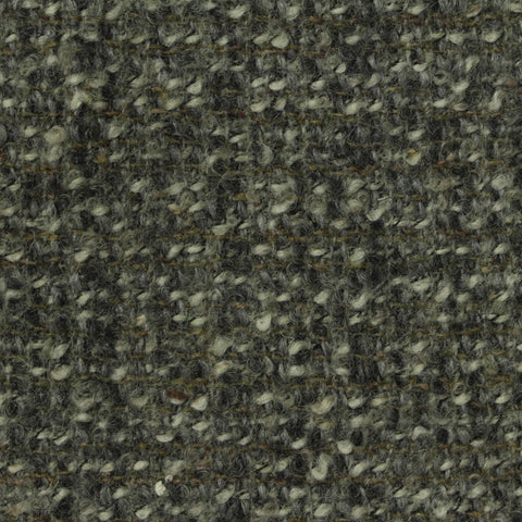 Dark Grey Flecks Bouclé, Wool-Poly