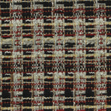 Black Plaid Bouclé, Polyester
