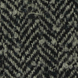 Light Grey Herringbone Bouclé, Wool-Poly — texture
