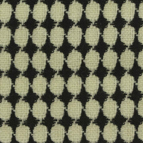 Cream Dots Bouclé, Wool-Poly