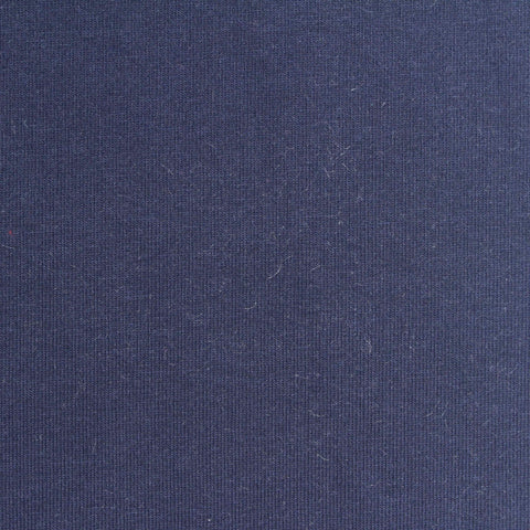 Cotton Polyester Jersey Knit Fabric, 200 gsm, 170 cm — Navy