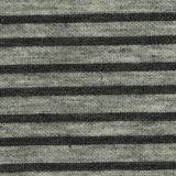 Dark Grey Horizontal-Stripe Scuba Knit, Poly-Viscose — texture