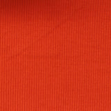 Polyester Viscose Stretch Rib Knit Fabric, 270 gsm, 150 cm — Orange