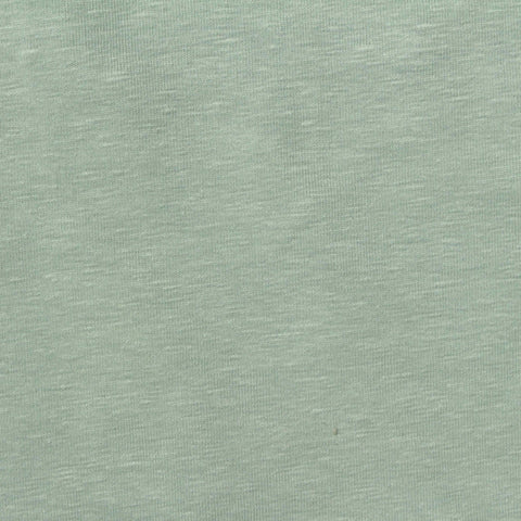 Light Green Heathered-Marl Jersey Knit, Cotton-Tencel Lyocell