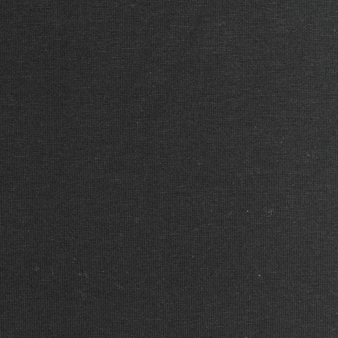 Cotton Polyester Jersey Knit Fabric, 200 gsm, 165 cm — Black, ref EF-265475
