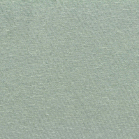 Light Green Marl Jersey Knit, Cotton-Tencel Lyocell