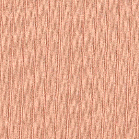 Peach Rib Knit, Viscose