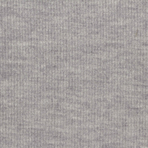Viscose Polyester Blend Stretch Rib Knit Fabric, 280 gsm, 185 cm — Grey