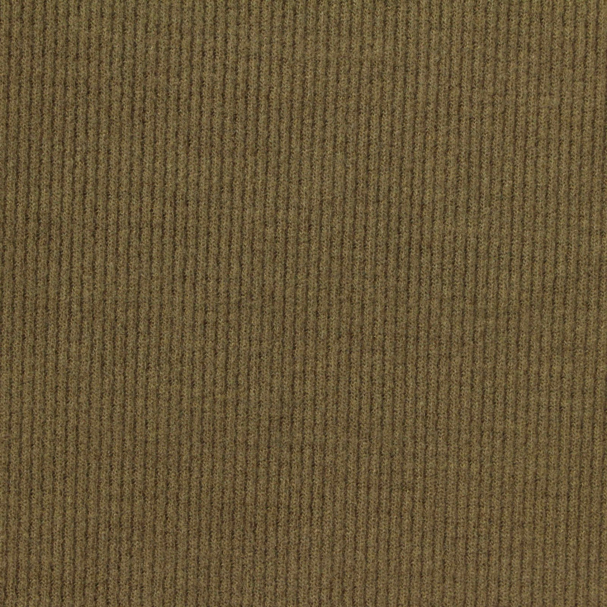 Viscose Polyester Blend Stretch Rib Knit Fabric, 280 gsm, 185 cm — Khaki, ref EF-265518