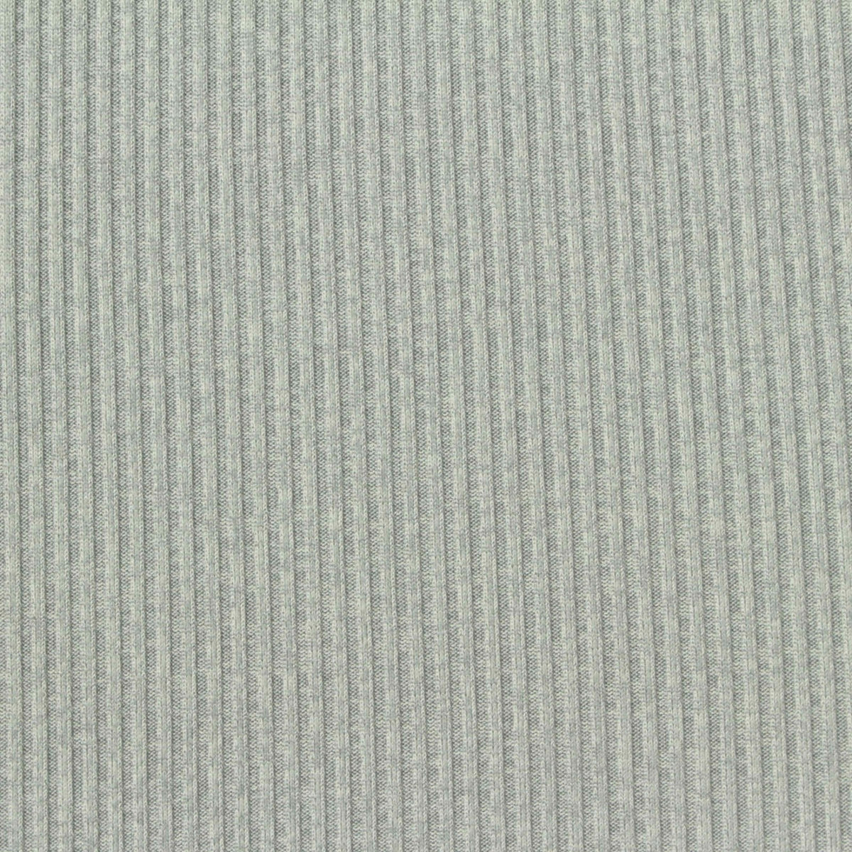 Polyester Stretch Rib Knit Fabric, 255 gsm, 170 cm — Grey