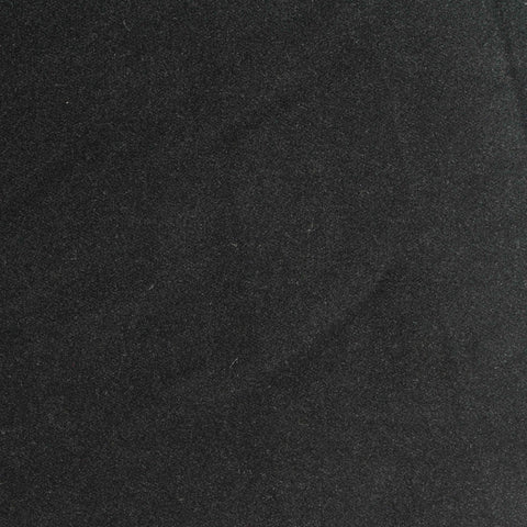 Polyester Stretch Velvet Fabric, 280 gsm, 190 cm — Black