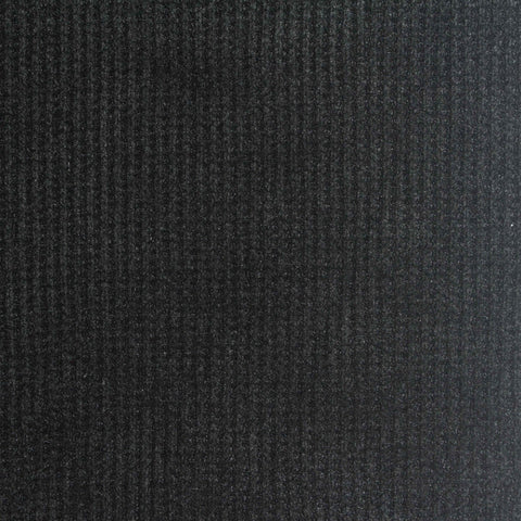 Polyester Stretch Knit Fabric, 290 gsm, 195 cm — Black