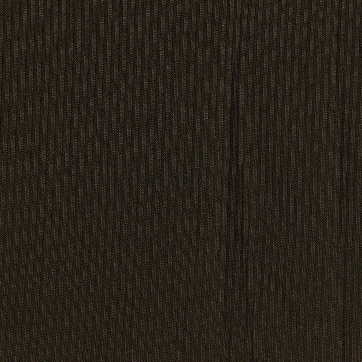 Polyester Stretch Rib Knit Fabric, 175 gsm, 180 cm — Brown
