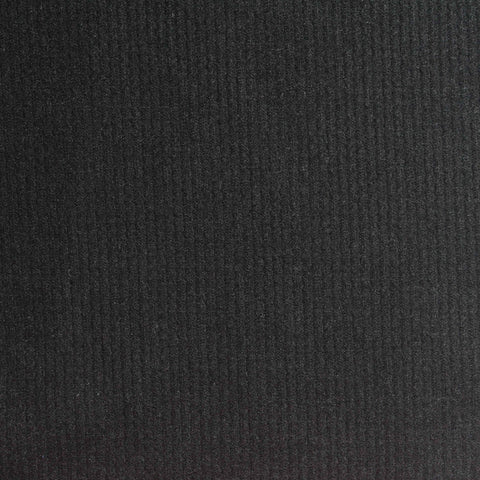 Viscose Polyester Blend Stretch Rib Knit Fabric, 290 gsm, 195 cm — Grey