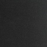 Viscose Polyester Blend Stretch Rib Knit Fabric, 300 gsm, 185 cm — Black