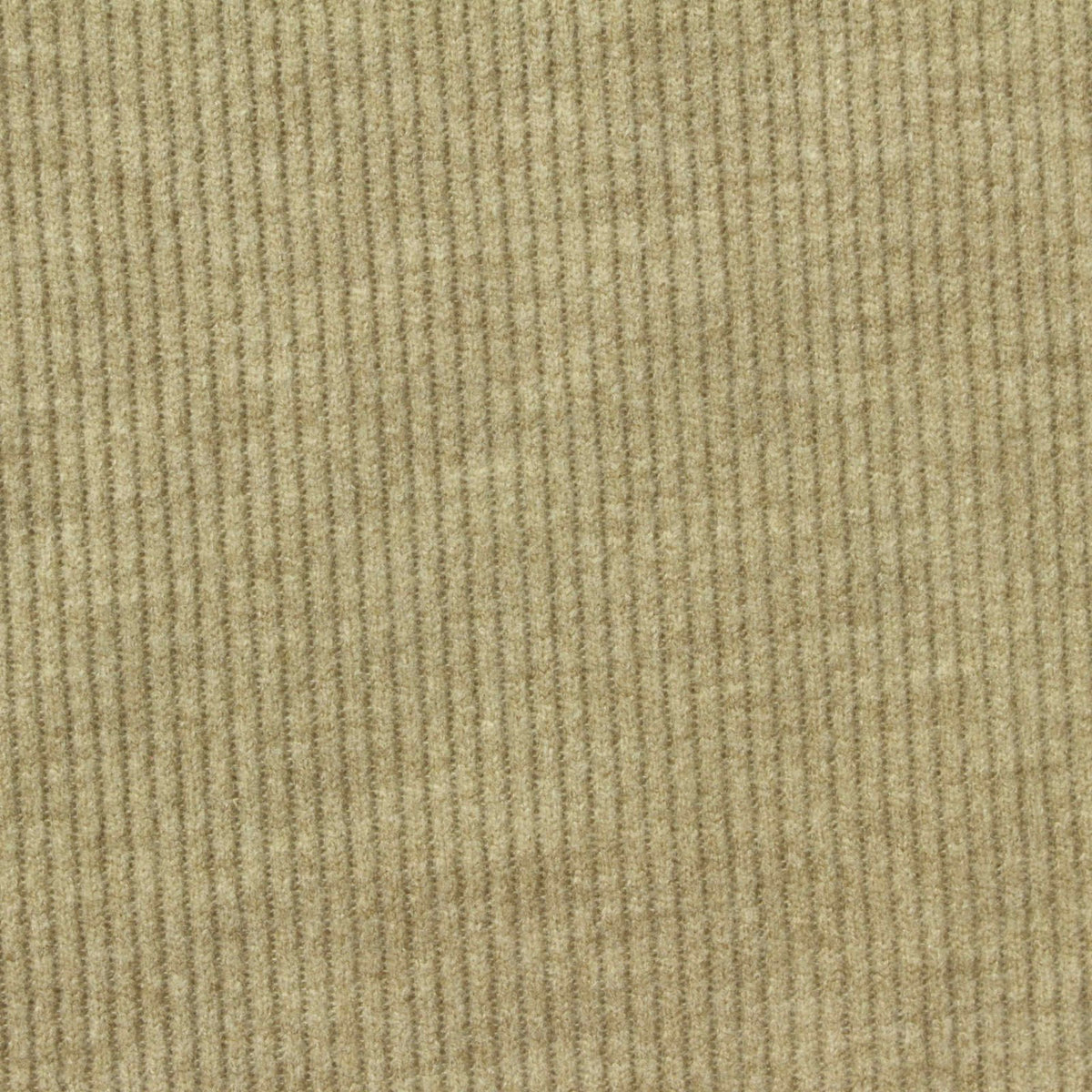 Viscose Polyester Blend Stretch Rib Knit Fabric, 300 gsm, 185 cm — Khaki
