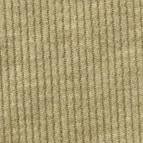 Viscose Polyester Blend Stretch Rib Knit Fabric, 300 gsm, 185 cm — Khaki