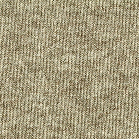 Heathered Beige Marl French Terry, Poly-Viscose