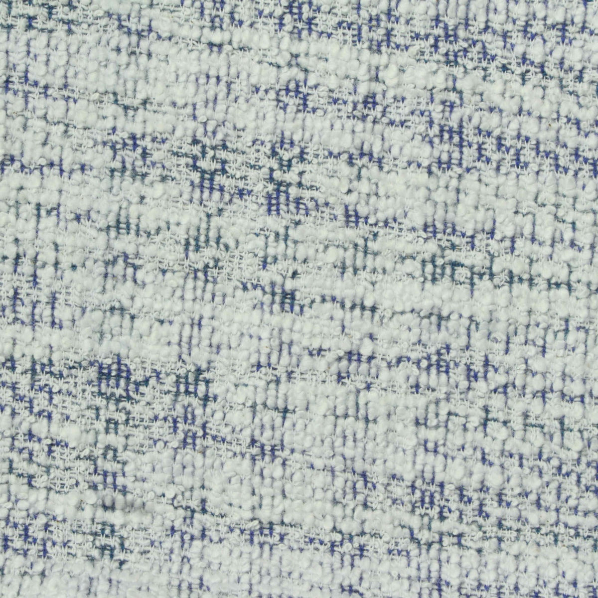 Jacquard Cotton Polyester Bouclé Fabric, 270 gsm, 165 cm — White