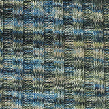 Blue Marl Rib Knit, Polyester — texture
