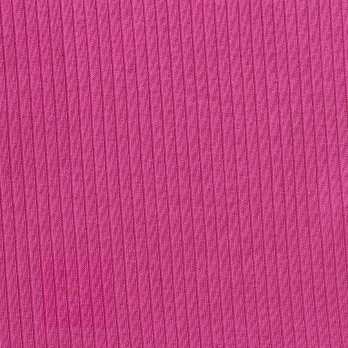 Cotton Polyester Stretch Rib Knit Fabric, 200 gsm, 135 cm — Pink