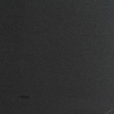 Viscose Nylon Stretch Ponte Knit Fabric, 290 gsm, 160 cm — Black, ref EF-265581