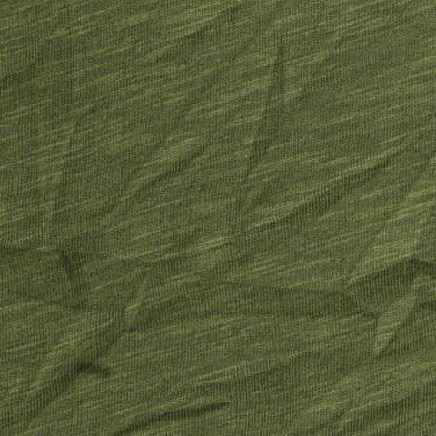 Green Marl Jersey Knit, Cotton-Modal
