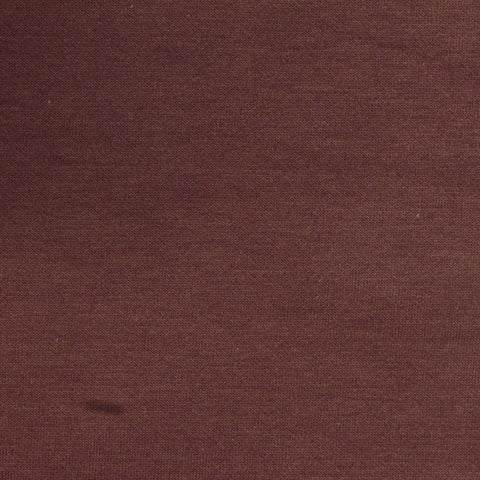Polyester Viscose Stretch Scuba Knit Fabric, 330 gsm, 155 cm — Brown