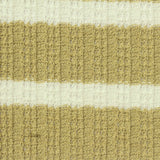 Cream Horizontal-Stripe Rib Knit, Poly-Viscose