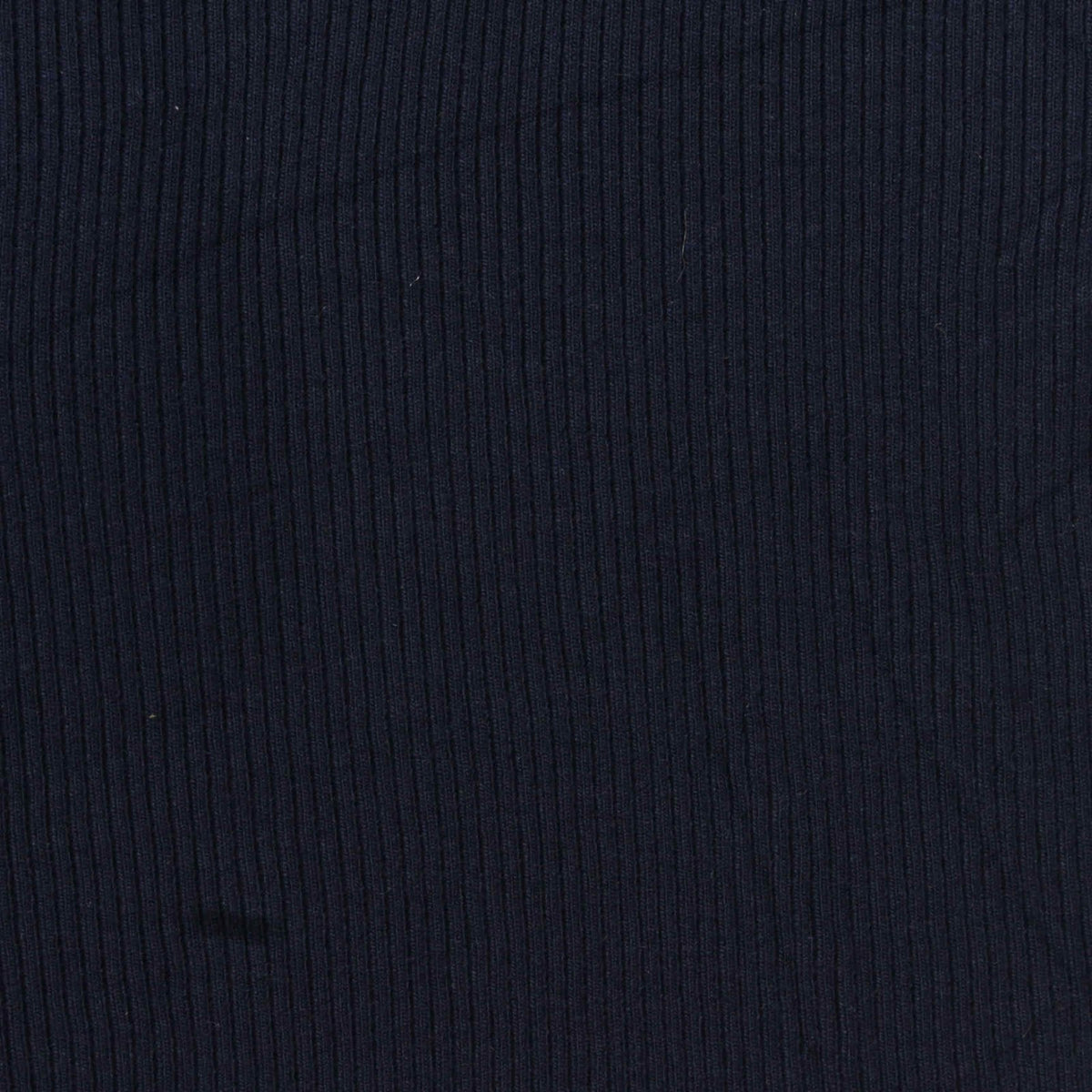 Viscose Stretch Rib Knit Fabric, 430 gsm, 135 cm — Navy
