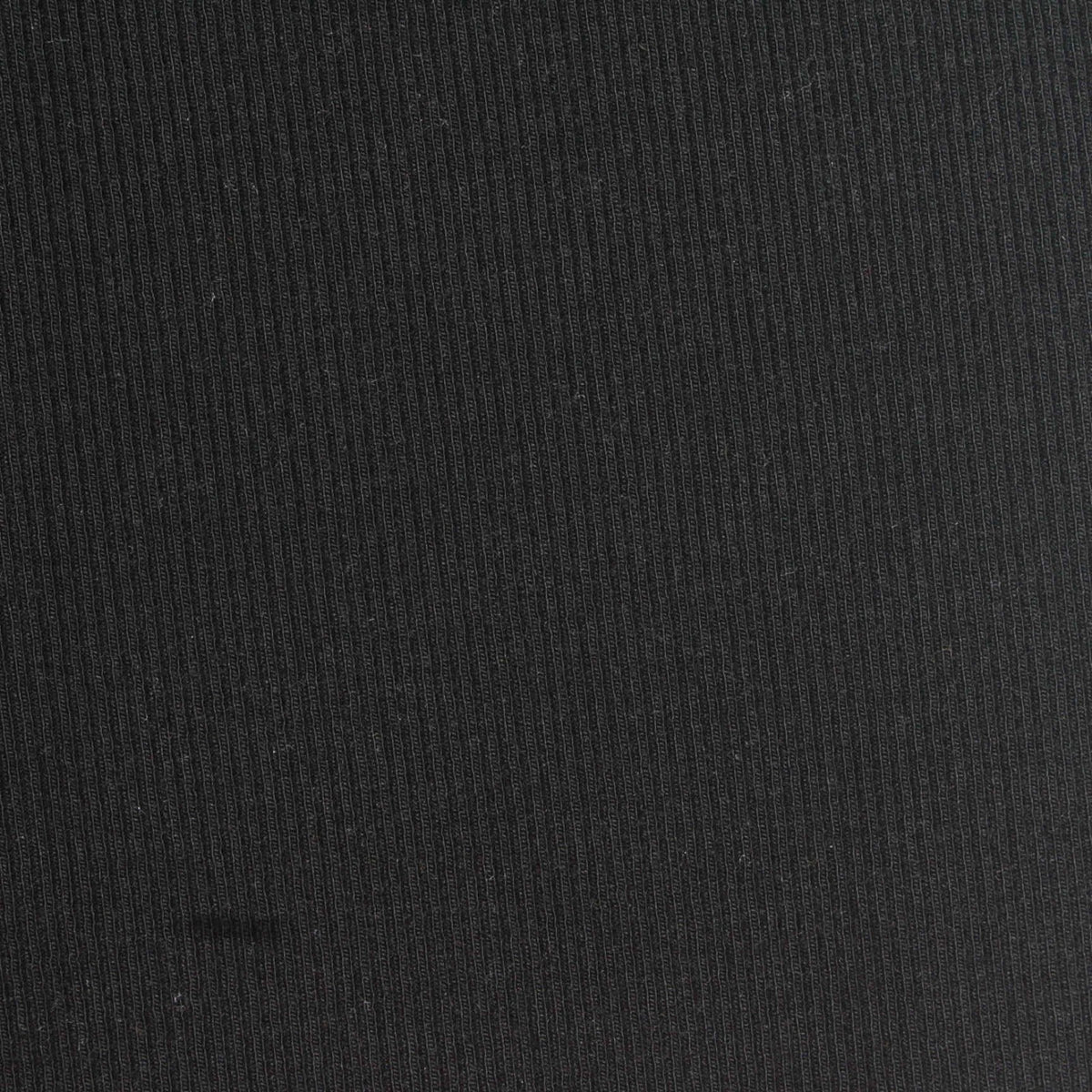 Viscose Stretch Rib Knit Fabric, 340 gsm, 127 cm — Black