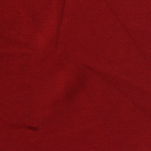 Cotton Polyester Scuba Knit Fabric, 300 gsm, 190 cm — Red