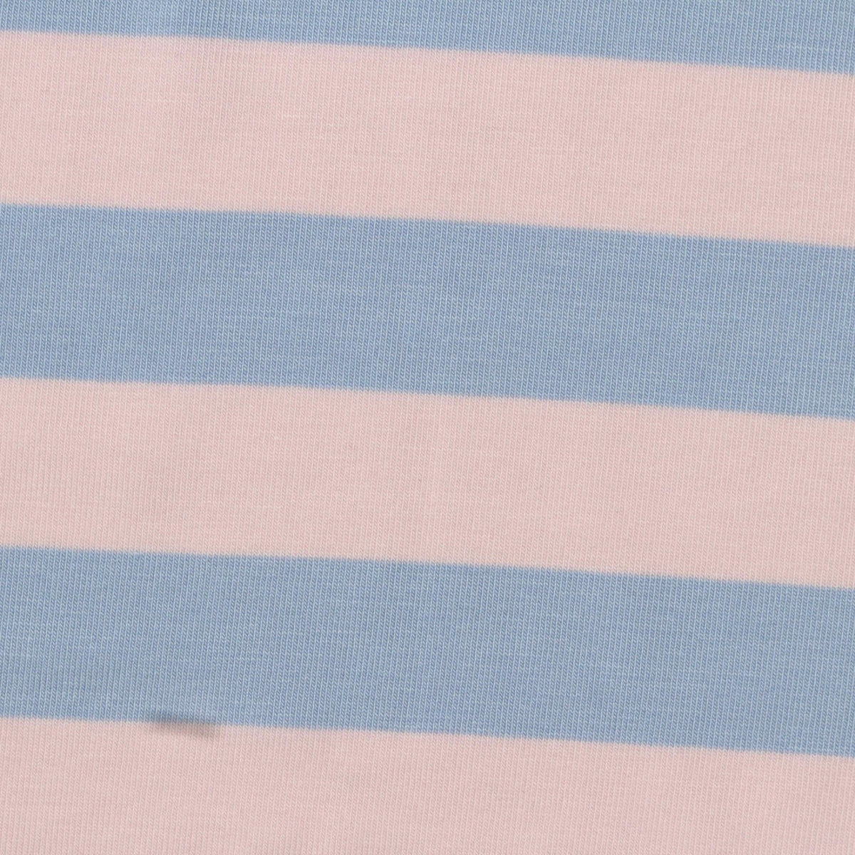 Light Blue Stripe Jersey Knit, Tencel Lyocell
