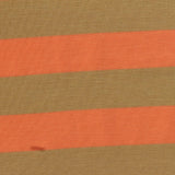 Orange Horizontal-Stripe Jersey Knit, Tencel Lyocell