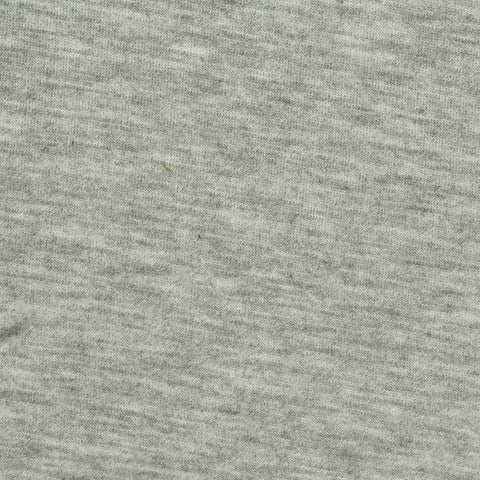Light Grey Heathered-Marl Scuba Knit, Poly-Viscose, 290 gsm