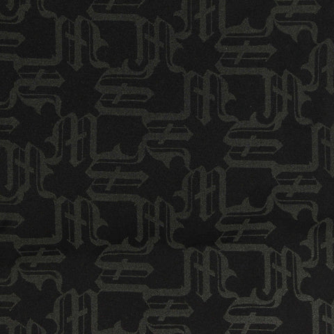 Dark Grey Tone-on-Tone Jacquard