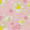 Pink Flowers Woven, Cotton