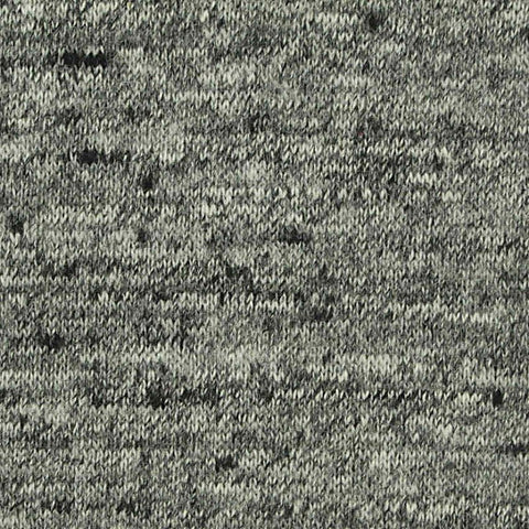 Heathered Grey Marl Jersey Knit, Cotton-Poly, 170 gsm, 180 cm
