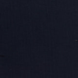 Cotton Stretch Rib Knit Fabric, 365 gsm, 115 cm — Navy