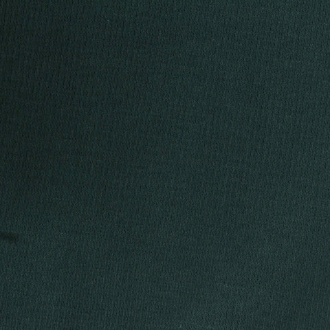 Cotton Stretch Rib Knit Fabric, 350 gsm, 115 cm — Green